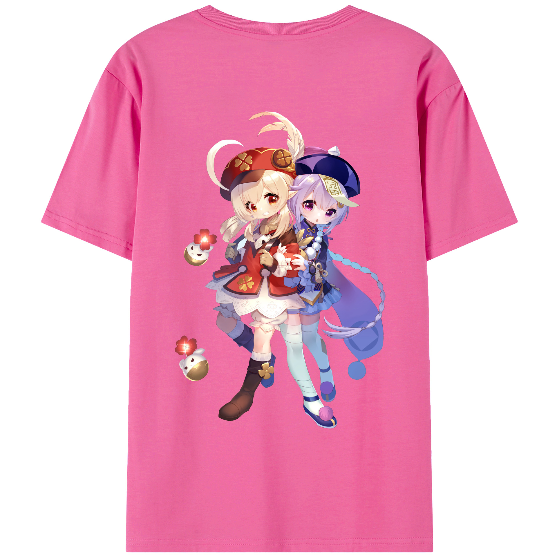 げんし神 七七 なな  genshin Nana レディース半袖Tシャツ(バックプリント)